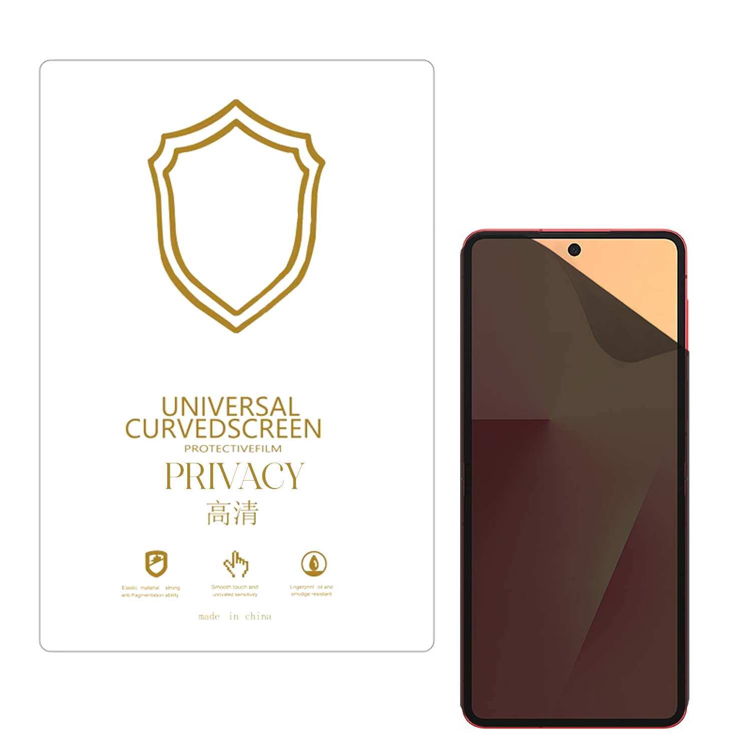 Microcase Samsung Galaxy Z Flip 7 ile Uyumlu Privacy Gizlilik Filtreli Hayalet Nano Ekran Koruyucu-EKM110