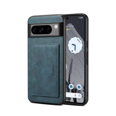 Microcase Google Pixel 9 Pro ile Uyumlu Kartlıklı Standlı Deri Kaplama Kılıf-AL5138