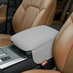 Microcase Araç Merkezi Konsol Kapağı Capitone Deri Araç Kol Dayama Yastığı Depolama Cepli - AL5395