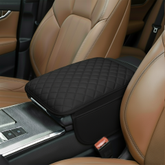 Microcase Araç Merkezi Konsol Kapağı Capitone Deri Araç Kol Dayama Yastığı Depolama Cepli - AL5395