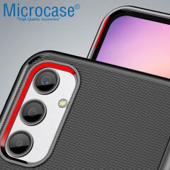 Microcase Samsung Galaxy A24 5G / A25 5G / M34 5G Thunder Serisi Darbeye Dayanıklı Silikon Kılıf - Siyah AL3421