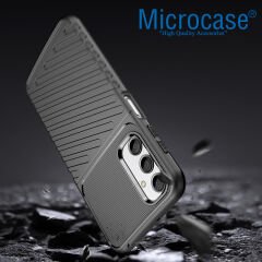 Microcase Samsung Galaxy A24 5G / A25 5G / M34 5G Thunder Serisi Darbeye Dayanıklı Silikon Kılıf - Siyah AL3421