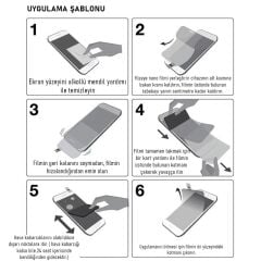 Microcase Samsung Galaxy Tab А11 8.7'' Wi-Fi SM-X13 / LTE SM-X135 ile Uyumlu Privacy Gizlilik Filtreli Hayalet Nano Ekran Koruyucu - EKM111