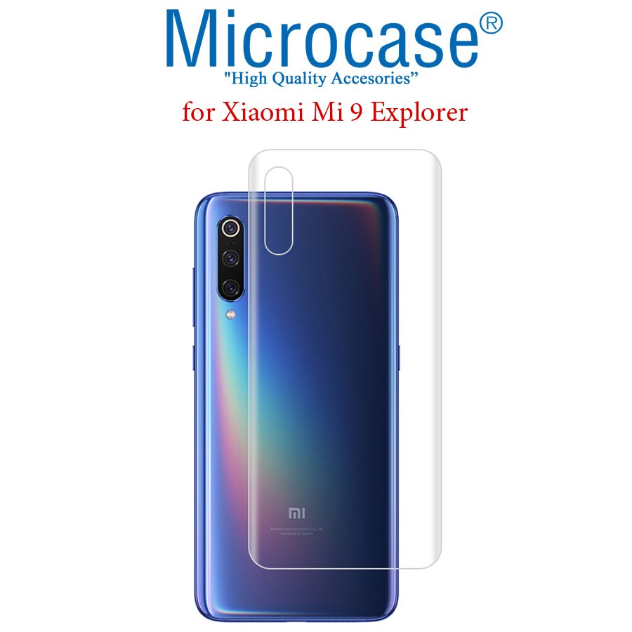 Xiaomi Mi 9 Explorer Full Arka Kaplama Koruma Filmi