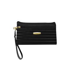 Microcase 3 Bölmeli Fermuarlı Bilek Askılıklı Saten Görünümlü Kadın Cüzdanı AL4497