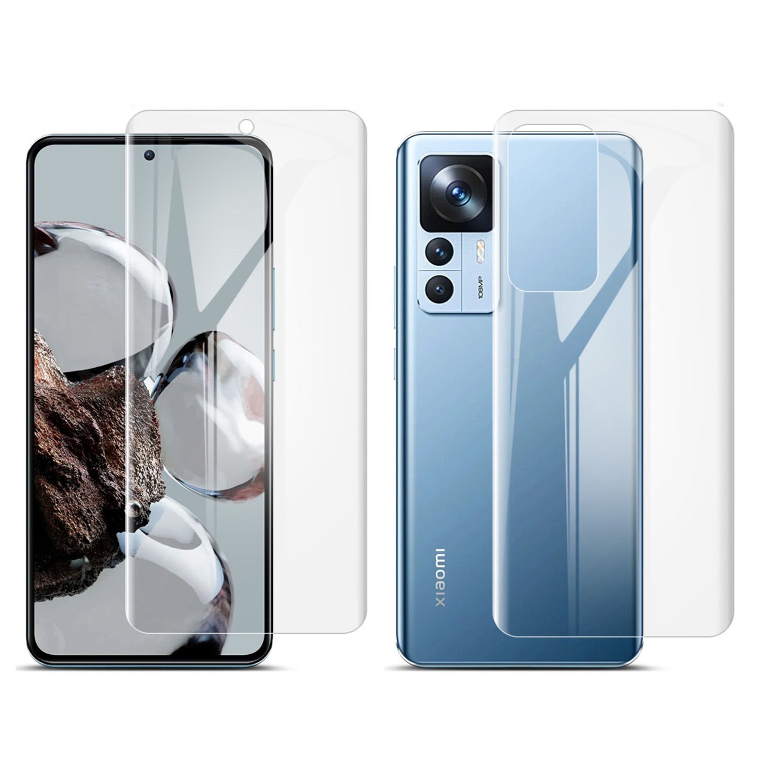 Microcase Xiaomi 12T / 12T Pro / Redmi K50 Ultra Full Ön Arka Kaplama Koruma Filmi - AL3279