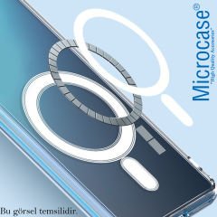 Microcase Samsung Galaxy S22 Magsafe Manyetik Darbeye Dayanıklı Yarı Esnek Plastik TPU Kılıf - AL3027 Siyah