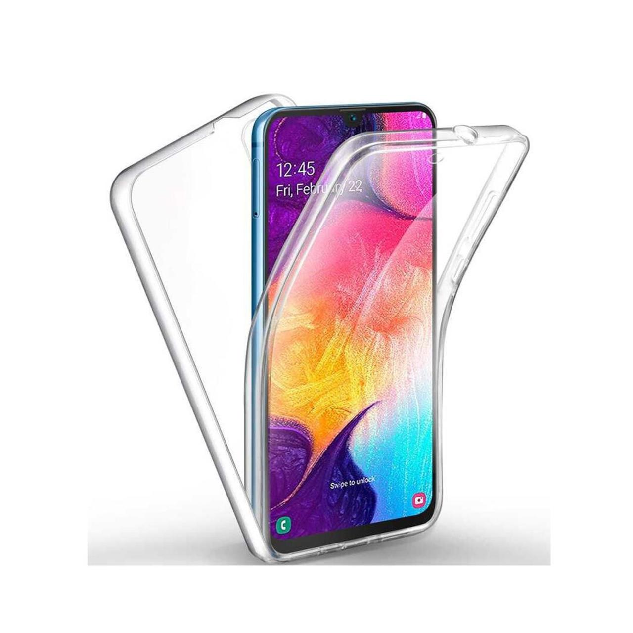 Microcase Samsung Galaxy A50S 360 Tpu Serisi Ön Arka Full Cover Şeffaf Kılıf