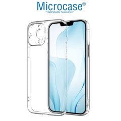 Microcase iPhone 13 Pro Max 0.2 mm Ultra İnce Soft Silikon Kılıf - Şeffaf