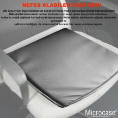 Microcase 3D Ortopedik Oto Araç Oyuncu Koltuk Minderi 1 Adet AL4337 Siyah