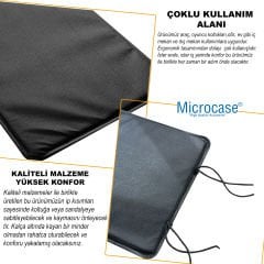 Microcase 3D Ortopedik Oto Araç Oyuncu Koltuk Minderi 1 Adet AL4337 Siyah