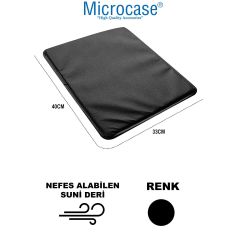 Microcase 3D Ortopedik Oto Araç Oyuncu Koltuk Minderi 2 Adet AL4337 Siyah