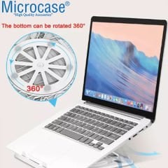 Microcase 10-12 inch Macbook Notebook Laptop için 360 Dönerli Kademeli Masaüstü Stand - AL3481