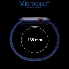 Microcase Amazfit Bip 5  ile Uyumlu  135 mm Esnek Hasır Örgü Kordon Kayış - KY34