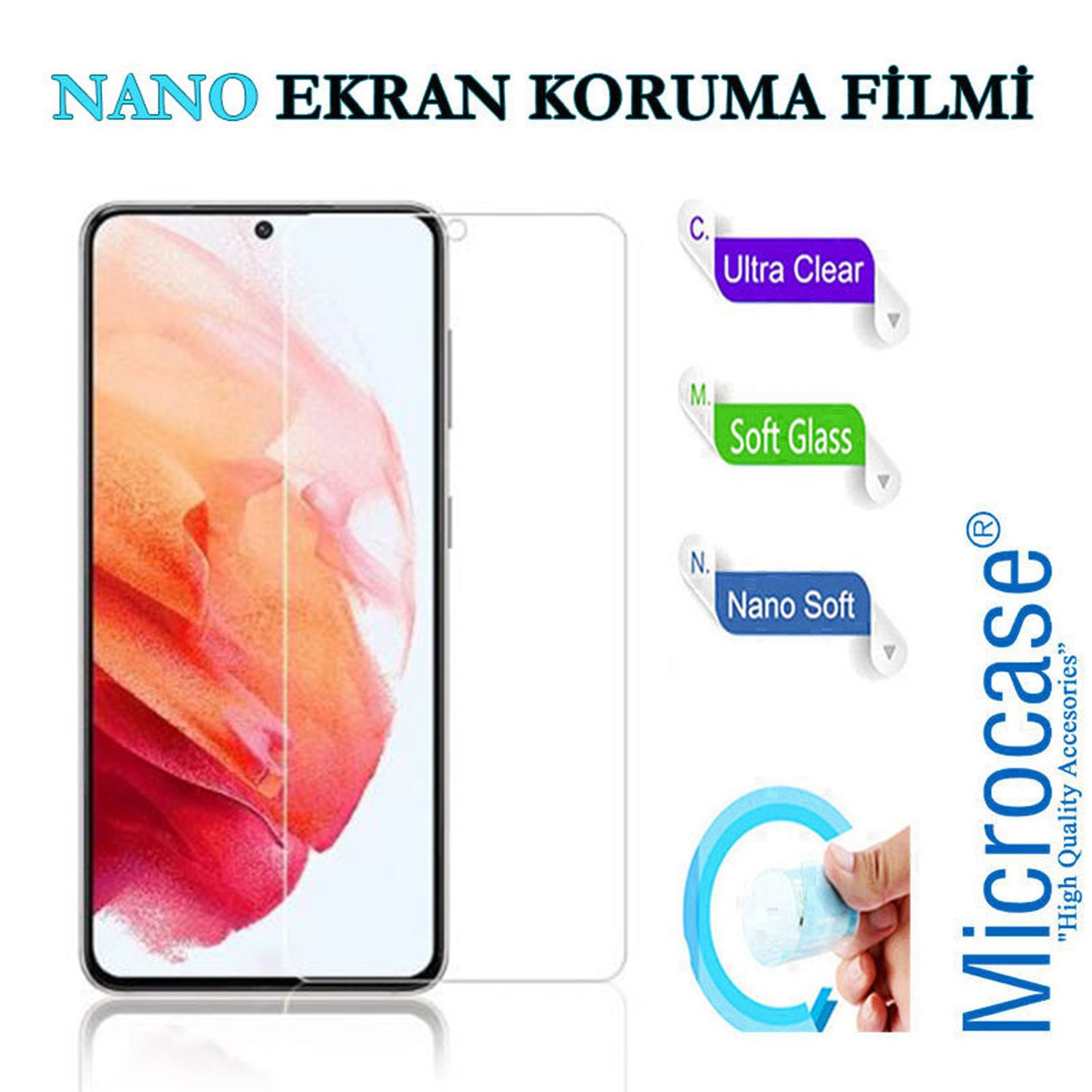 Microcase Samsung Galaxy A73 5G Nano Esnek Ekran Koruma Filmi