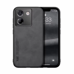 Microcase Xiaomi Redmi Poco M7 5G için Luxury Leather Series Deri Desenli Plastik Koruma Kılıf - AL8125