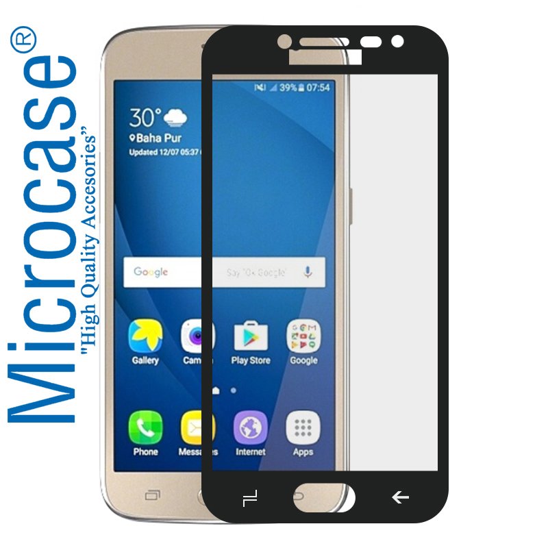Samsung Galaxy J2 Pro 2018 Tam Kaplayan Tempered Ekran Koruma