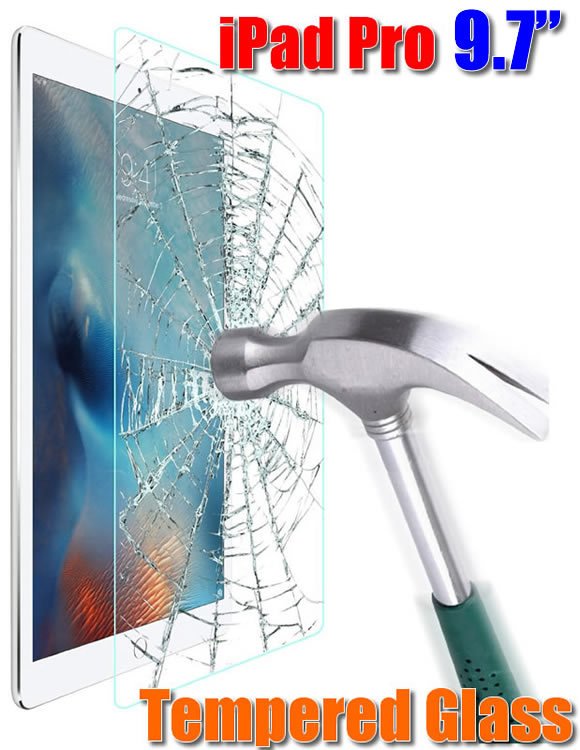 Apple iPad Pro 9.7'' Tempered Glass Cam Koruma
