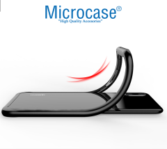 Huawei P20 Snapp Serisi Silikon Kılıf + Tempered Glass Cam Koruma