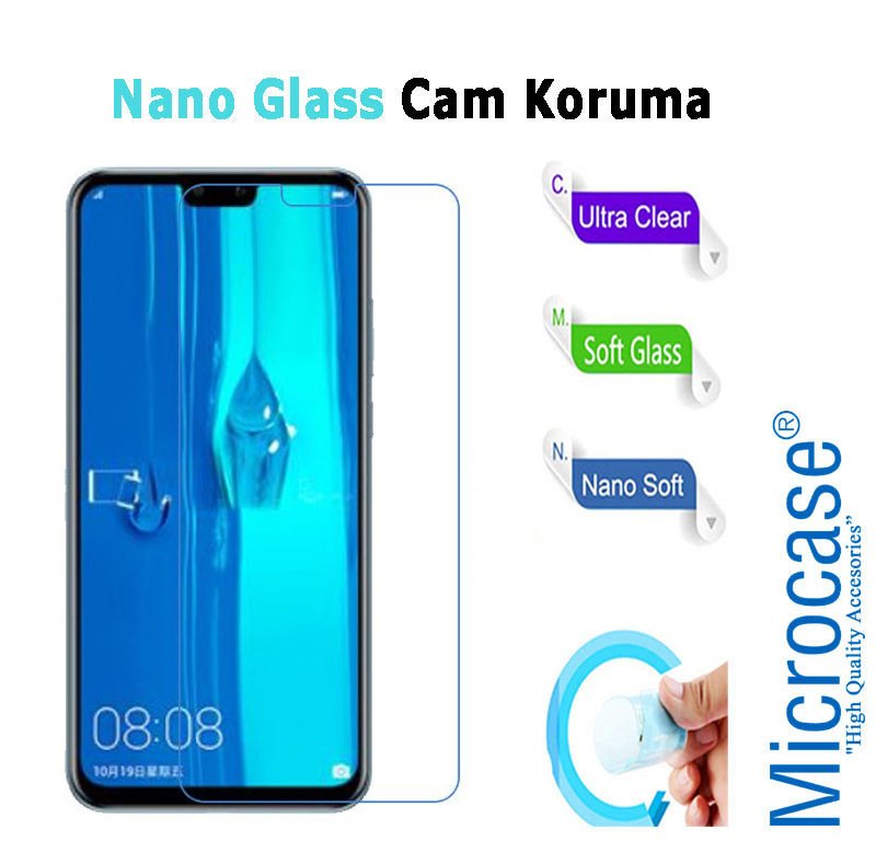 Microcase Huawei Y9 2019 Nano Glass Cam Ekran Koruma Filmi
