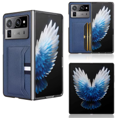 Microcase Tecno Phantom V Fold2 Kartlıklı Deri Kaplama Kılıf-AL5120