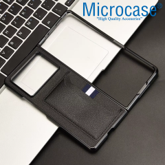 Microcase Tecno Phantom V Fold2 Kartlıklı Deri Kaplama Kılıf-AL5120