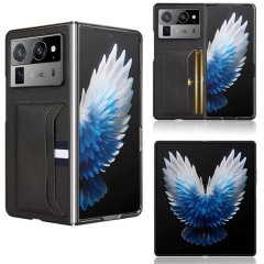 Microcase Tecno Phantom V Fold2 Kartlıklı Deri Kaplama Kılıf-AL5120