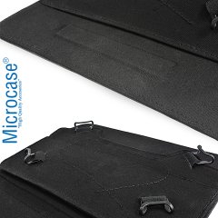 Microcase Delüx Serisi 8 inch Universal Standlı Tablet Deri Kılıf - Pembe