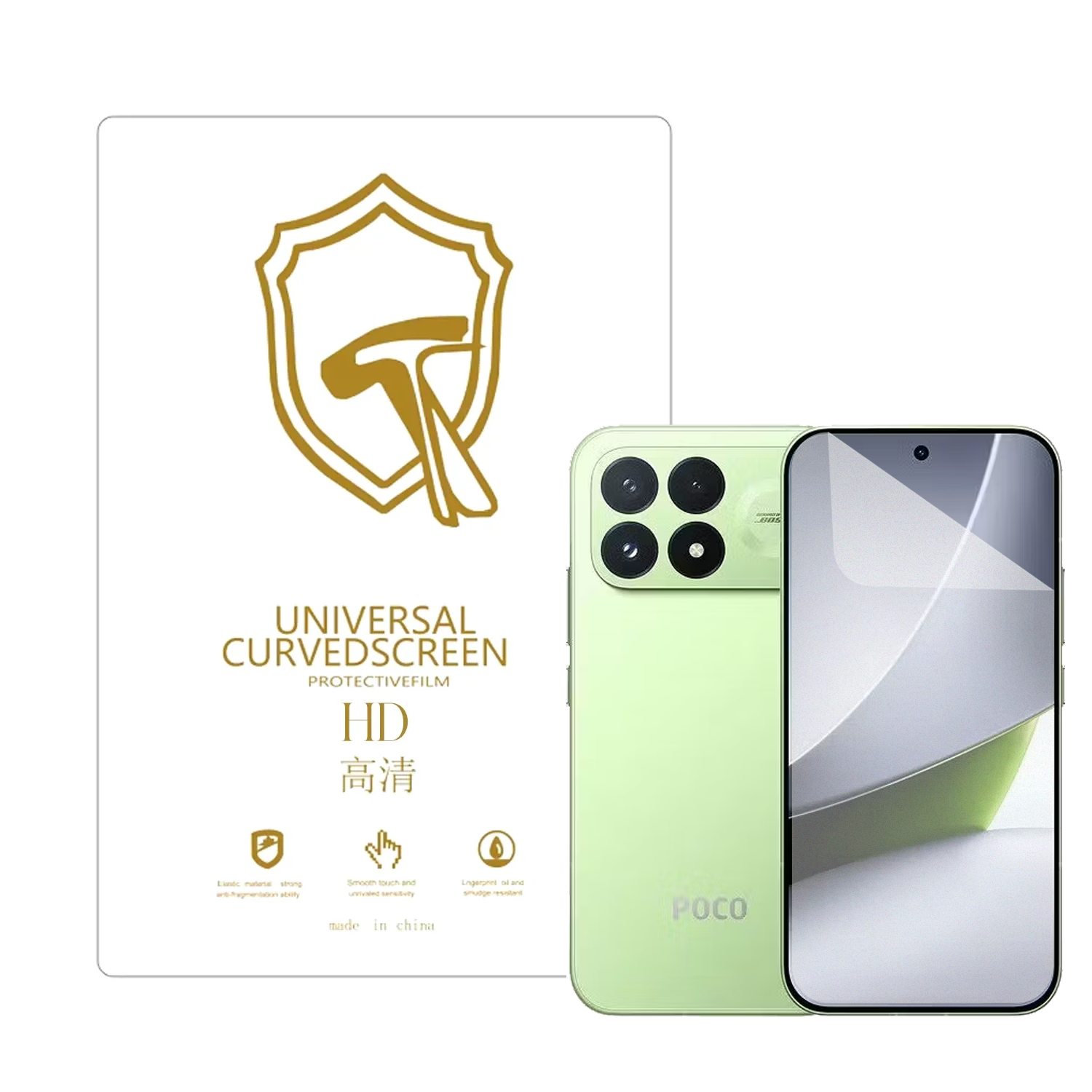 Microcase Xiaomi Poco F9 Pro Global ile Uyumlu Tpu Nano Mat Ekran Koruma Filmi EKM107