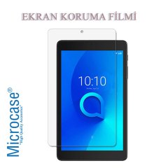 Microcase Alcatel 3T 8 inch Tablet Universal Döner Standlı Tablet Kılıfı Kırmızı