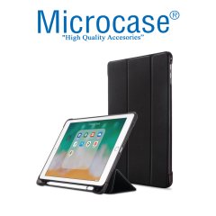 iPad Mini 4 Kalem Koymalı Standlı Kılıf - Siyah