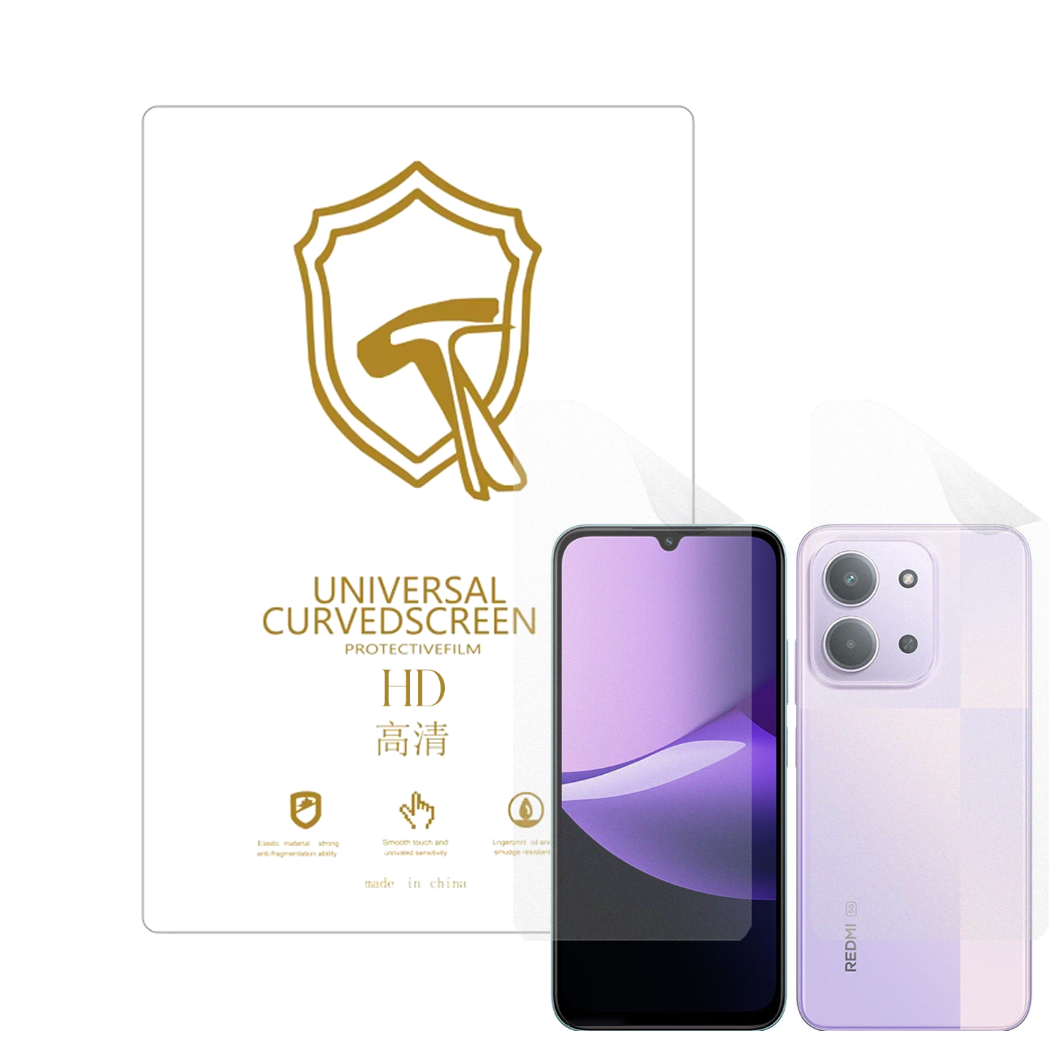 Microcase Xiaomi Redmi 15C ile Uyumlu Full Tpu Ön Arka Nano Koruma- EKM103