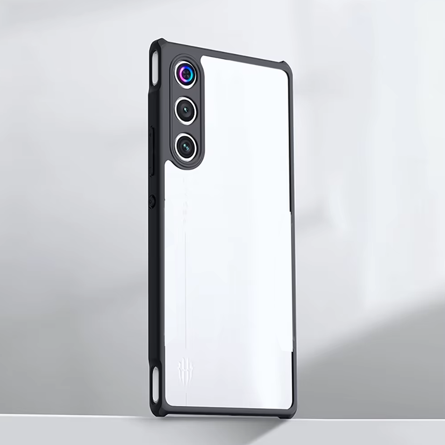 Microcase Zte Nubia Redmagic 10 Air 5G ile Uyumlu Arka Şeffaf Tasarım Lüx Kılıf - AL5124