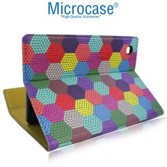 Microcase Lenovo Tab M10 HD 10.1 TB-X306F Sleeve Serisi Desenli Mıknatıs Kapaklı Standlı Kılıf - DS9