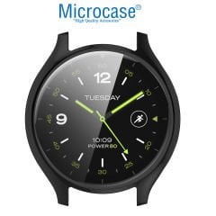 Microcase Xiaomi Watch 2    Ekran Korumalı Sert Rubber Kılıf - AL3173