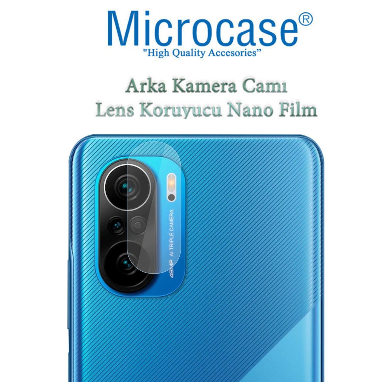 Microcase Xiaomi Mi 11i Kamera Camı Lens Koruyucu Nano Esnek Film Koruyucu