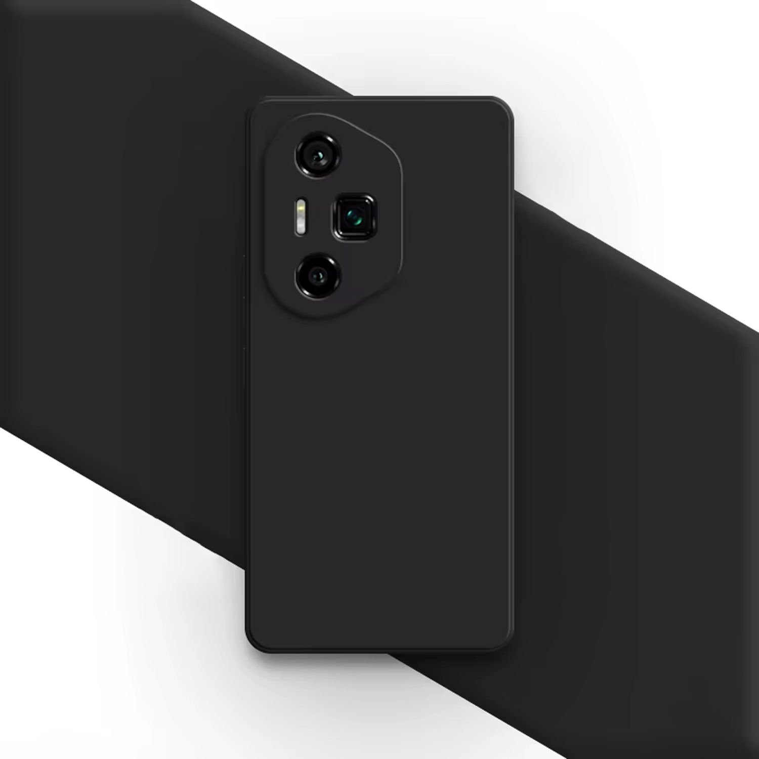 Microcase Honor 300 Pro Matte Serisi Silikon TPU Kılıf - Siyah AL3367