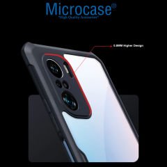 Microcase Xiaomi Poco F3 Airbag Serisi Darbeye Dayanıklı Köşe Korumalı Kılıf