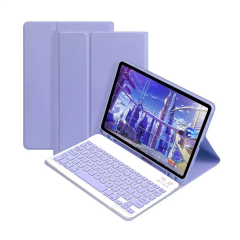 Microcase Lenovo Tab M11 11 inch Tablet Uyumlu Bluetooth Klavyeli Standlı Kılıf - BKK4