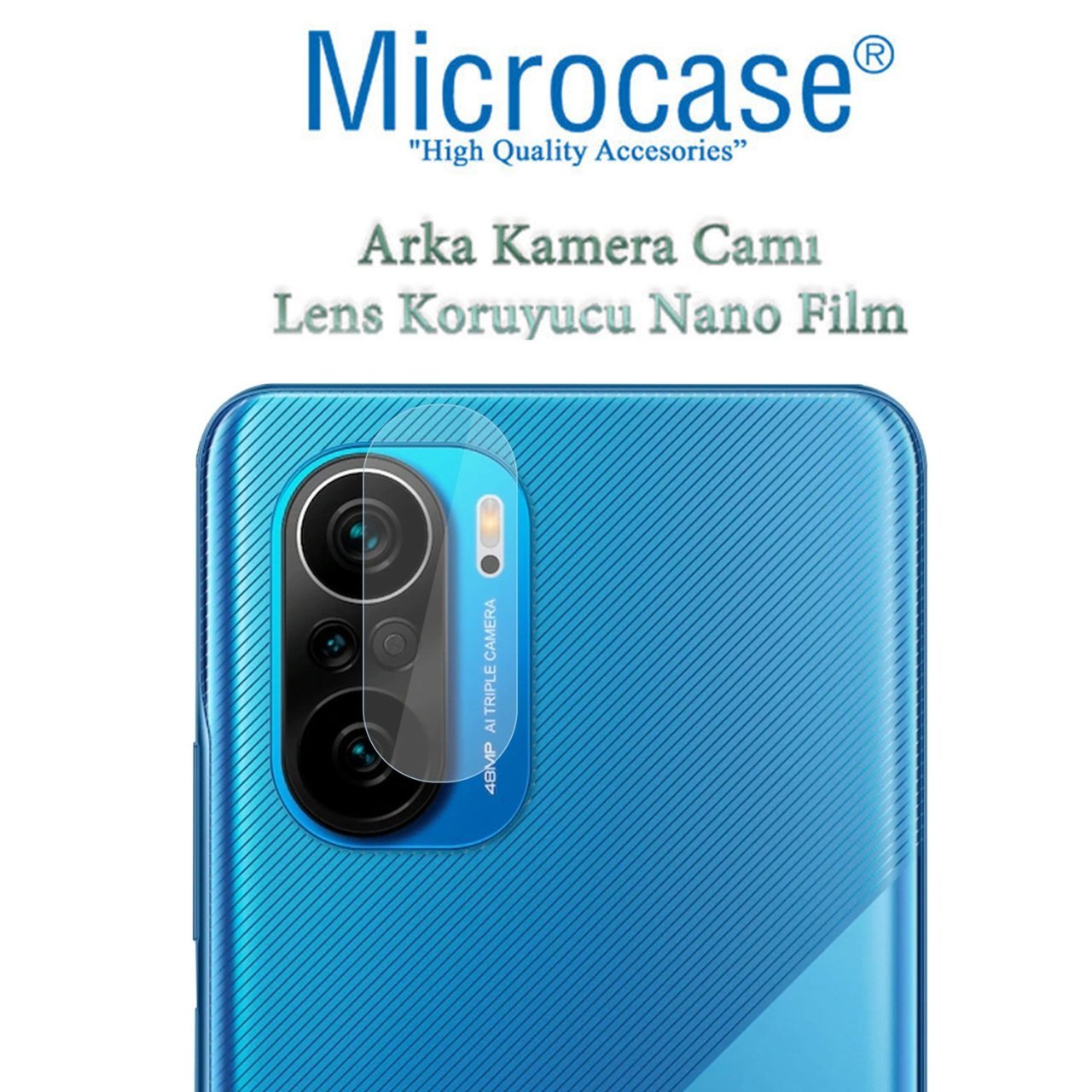 Microcase Xiaomi Mi 11X Pro Kamera Camı Lens Koruyucu Nano Esnek Film Koruyucu