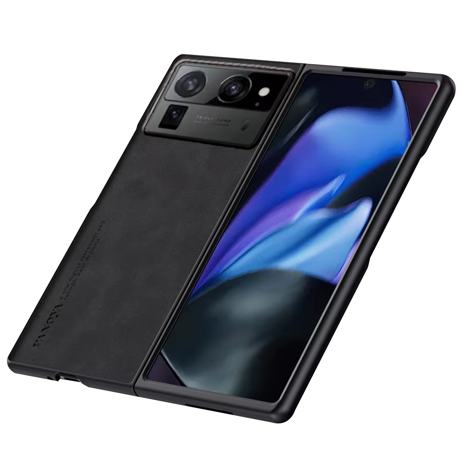 Microcase Tecno Phantom V Fold2 Deri Kaplama Kılıf-AL5121