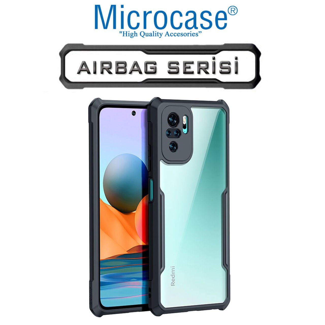 Microcase Xiaomi Mi 11i Airbag Serisi Darbeye Dayanıklı Köşe Korumalı Kılıf