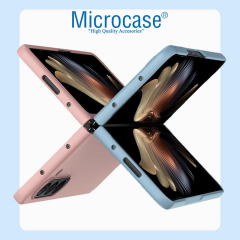 Microcase Samsung Galaxy Z Flip 7 ile Uyumlu Mat Yüzey Sert Plastik Kılıf - AL8848