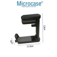 Microcase Masaya Monte Ayarlanabilir 360 Derece Döner Oyuncu Kulaklık Eşya vb. Tutucu Stand - AL4804
