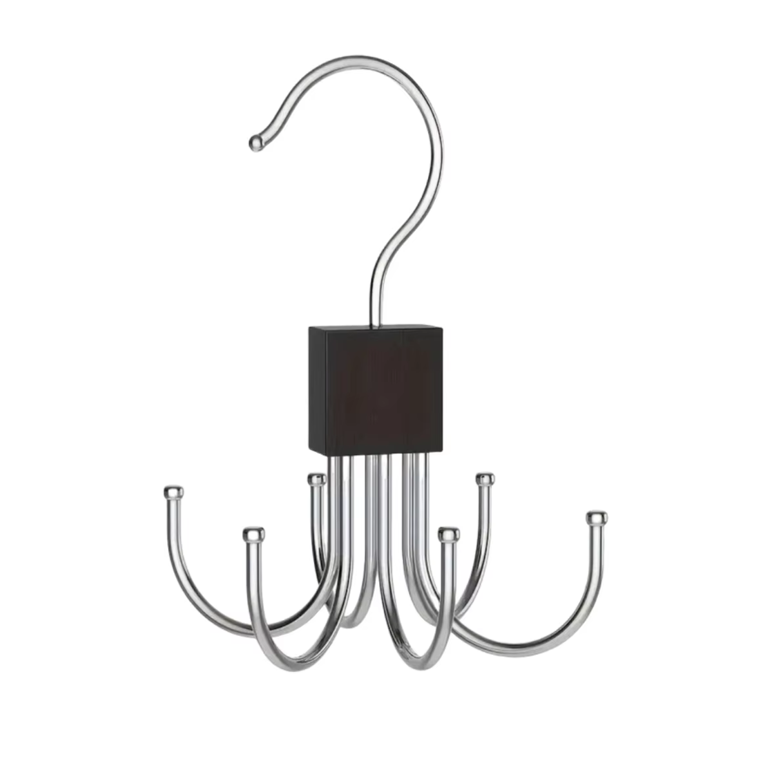 Microcase 360° Döner Kancalı Çok Amaçlı Katlanabilir Dolap İçi Askı Kravat Kemer Şal Çanta Organizeri 1 Adet AL5371