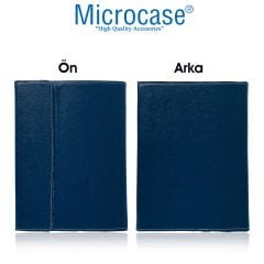 Microcase iPad Mini 6.Nesil 8.3 inch 2021 Sleeve Serisi Mıknatıs Kapaklı Standlı Kılıf - ACK101 Lacivert