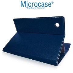 Microcase iPad Mini 6.Nesil 8.3 inch 2021 Sleeve Serisi Mıknatıs Kapaklı Standlı Kılıf - ACK101 Lacivert