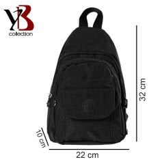 YB Collection Unisex Krinkıl Kumaş Sırt ve El Çantası - AL3629