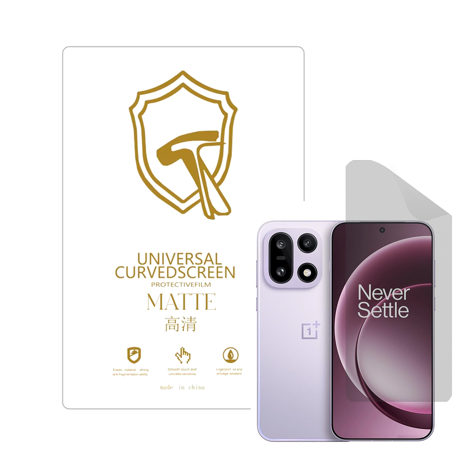 Microcase OnePlus 15 Global ile Uyumlu Tpu Nano Mat Ekran Koruma Filmi EKM107