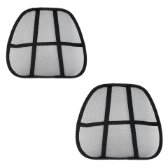 Microcase Ortopedik Sırt Bel Minderi Fileli Destekli Ayarlanabilir Araba Koltuk Sandalye 2 Adet AL5380